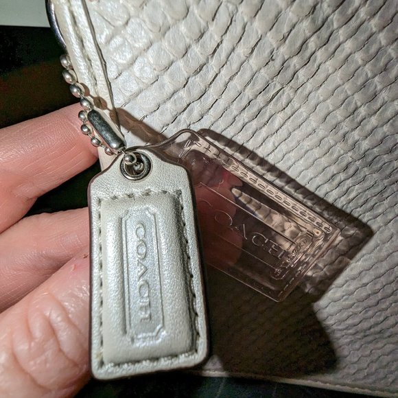 Coach Clutch - White Python - Picture 9 of 14